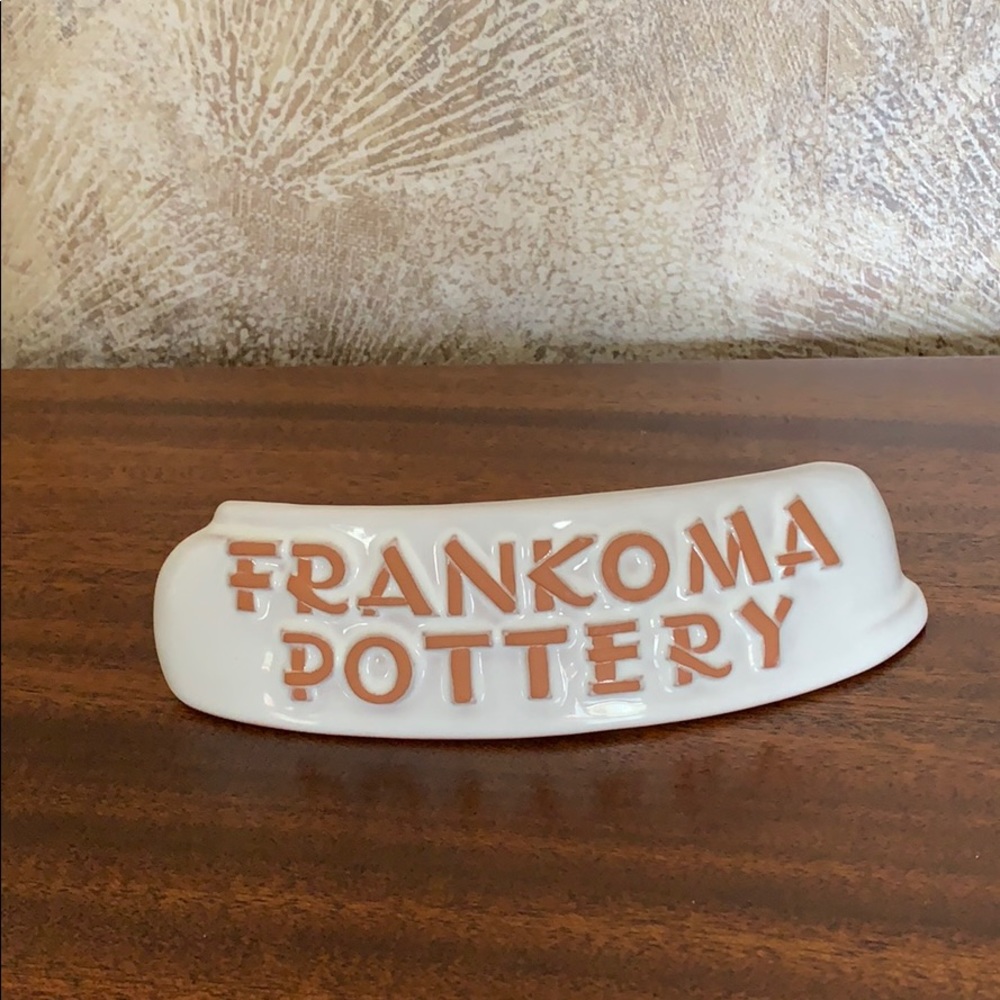 COPY - Frankoma Pottery Display Name Plate
